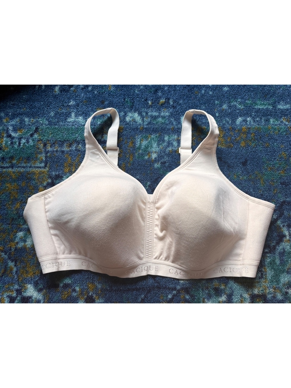 Cacique Beige Full Coverage Comfort Bra Size 50D